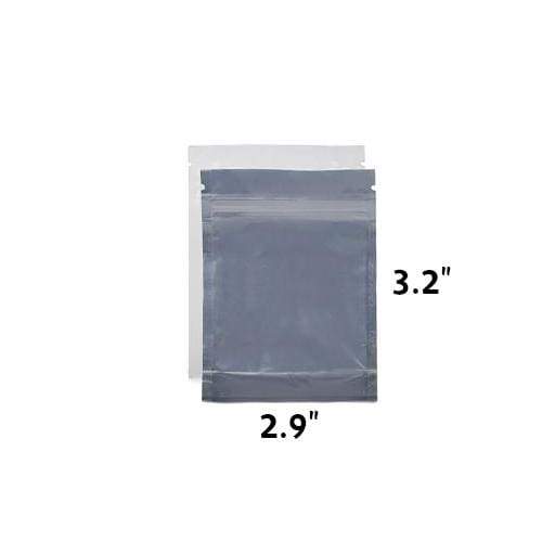 Mylar Bag White & Clear 1/2 Gram (100, 500, or 1,000 Count)