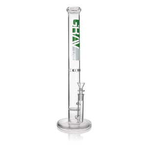 Grav Labs 16" Stemless Water Pipe w/Honey Comb Disc - Clear