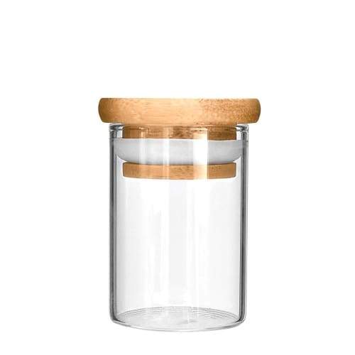 Glass Bottle Wooden Lid 4 oz (120 Count)