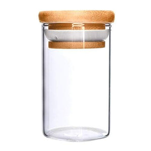 Glass Jar with Wooden Lid 10oz (80 Count)