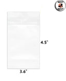 Mylar Bag DymaPak Child Resistant White Mylar Bag - Opaque 1 Gram (100, 500, or 1,000 Count)