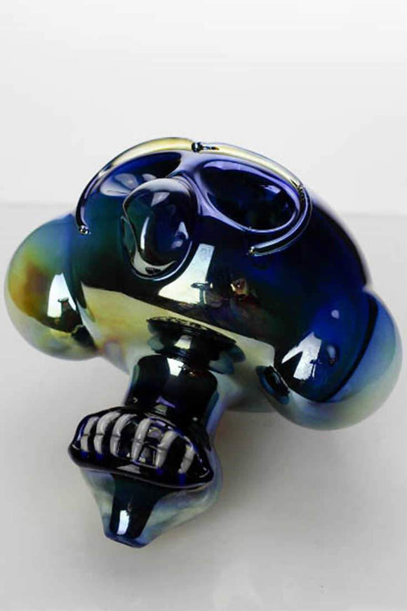 Metallic color Monkey glass pipe