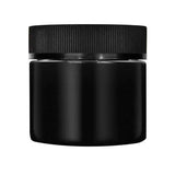 2 oz Opaque Black Glass Jar With Foam Liner - Child Resistant (200 Count)
