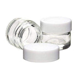 5 Ml Glass Concentrate Container With White Cap - Non-CR Child Resistant (364 Count)