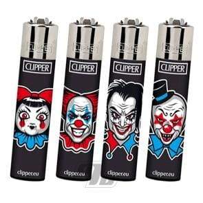Clipper Lighter Horror Clowns Display (48 Count)