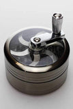 3 parts aluminium herb grinder with handle