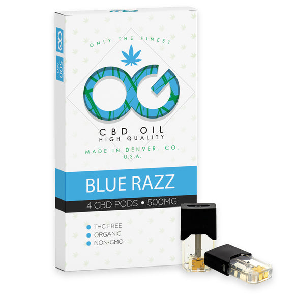 OG Labs - Blue Razz CBD Pods (Pack of 4)