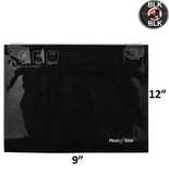 Mylar Bag Child Resistant Pinch & Slide Bag Black 12" x 9" (50, 100 or 250 Count)