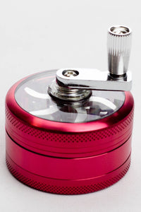 3 parts infyniti aluminium herb grinder with handle