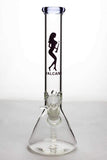 11.5" Valcano beaker glass water bong