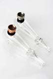 5" Glass tube pipe with metal screen