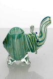 Small elephant glass hand pipe