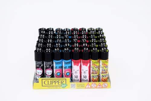 Clipper Lighters Cp11 Millennial Slogans (48 Count)