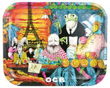OCB Rolling Tray - Cafe Culture  (Small, Medium or Large) (1 Count)