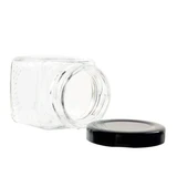 2 oz Square Glass Jar (240 Count)