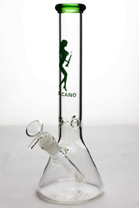 11.5" Valcano beaker glass water bong