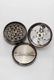 3 parts aluminium herb grinder with handle