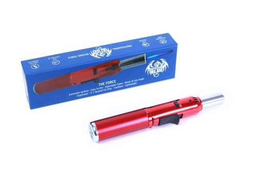 The Force Special Blue Powerful Single Flame Torch Red (1 Count)