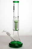 14" infyniti 8-arm percolator colored bottom beaker Bong