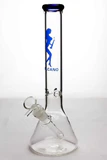 11.5" Valcano beaker glass water bong