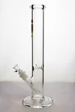 16 in. infyniti glass clear tube glass water bong