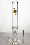 16 in. infyniti glass clear tube glass water bong