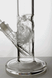 16 in. infyniti glass clear tube glass water bong