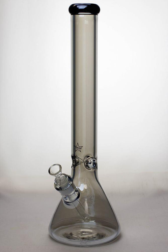 17 in. Genie Metallic 7 mm glass beaker bong