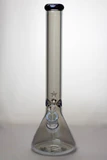 17 in. Genie Metallic 7 mm glass beaker bong