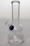 6 in. clear glass water bong