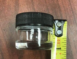 5 mL Glass Concentrate Container with Black Cap (250 Count)