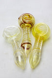 3.5" Soft glass hand pipe (3 ea per pack)