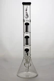 14" genie triple 5 arms percolator water bong