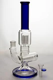 14 inches 8 arms percolator and inline diffused water bong