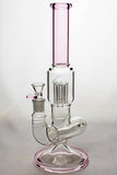 14 inches 8 arms percolator and inline diffused water bong