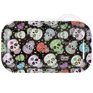 Beamer Medium Metal Tray-sugar Skull