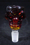 Skull shape glass large bowl