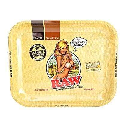 Raw Girl Rolling Tray Large
