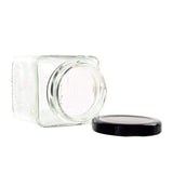 4 oz Square Glass Jar (120 Count)