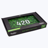 V-syndicate- 420 Green Glass Rollin' Tray