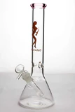 11.5" Valcano beaker glass water bong