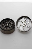 3 parts aluminium herb grinder with handle