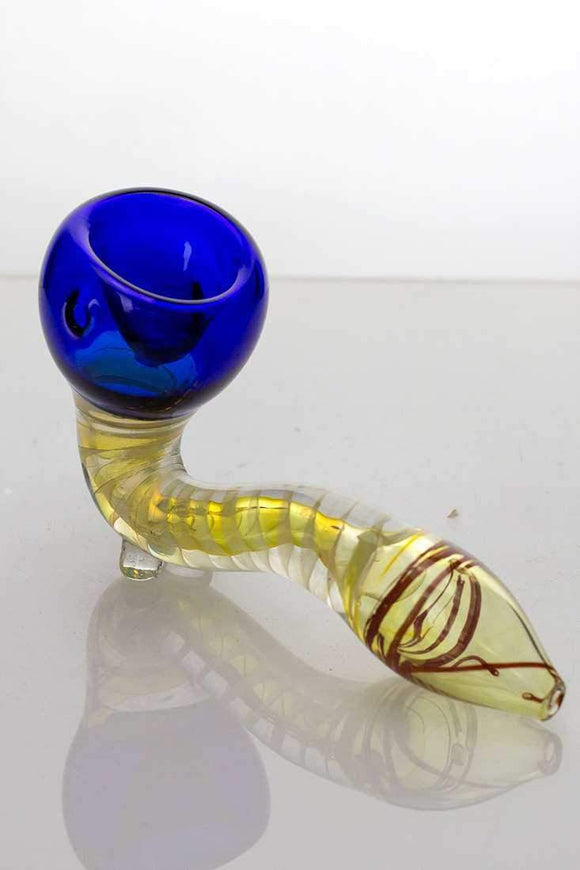 Changing colors Sherlock glass hand pipe