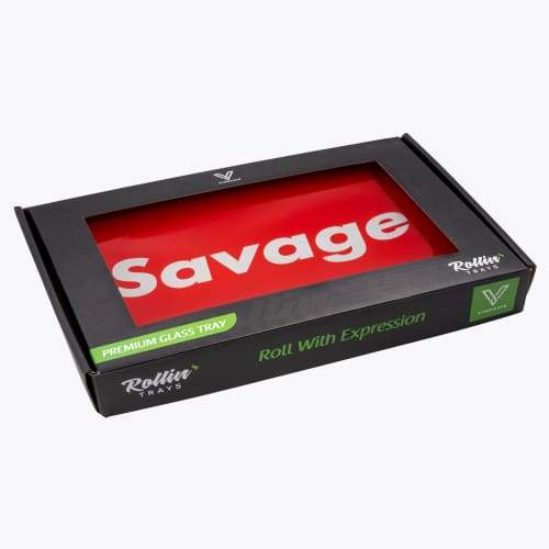 V-syndicate- Savage Glass Rollin' Tray (Small)