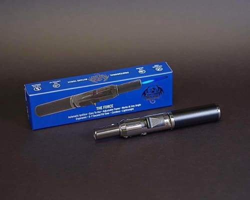 The Force Special Blue Powerful Single Flame Torch Black (1 Count)