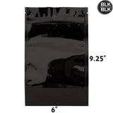 Mylar Bag Opaque Black 1 Oz - 28 Grams (100, 500 or 1,000 Count)