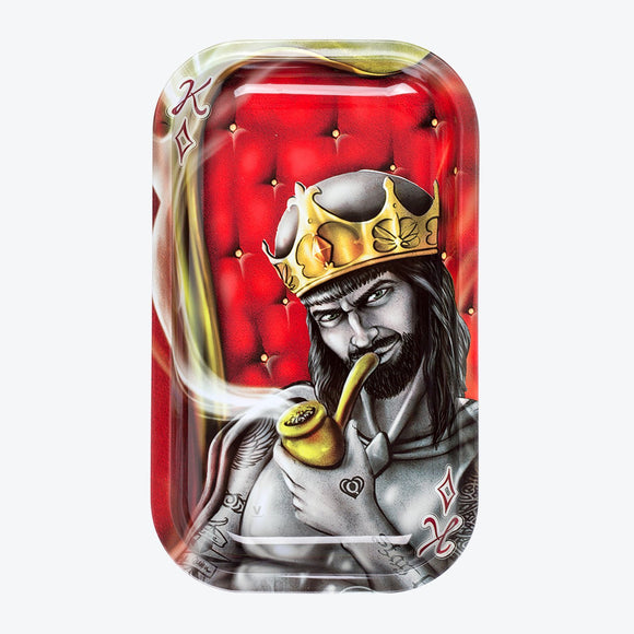 Royal Highness King Metal Rollin' Tray Small
