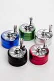 3 parts infyniti aluminium herb grinder with handle