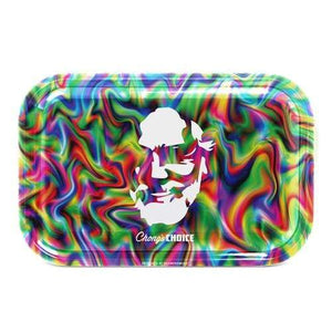 Tommy Chong Medium Metal Tray- Chong's Choice Face