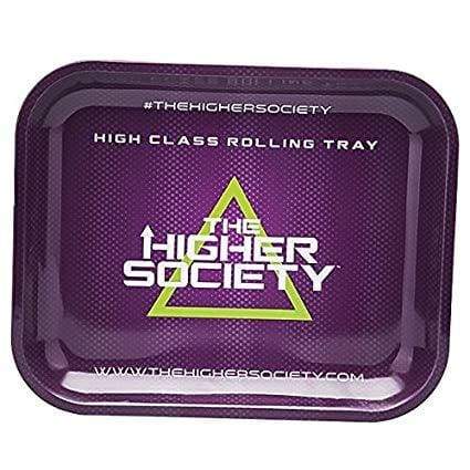 The Higher Society Rolling Tray Large Purple